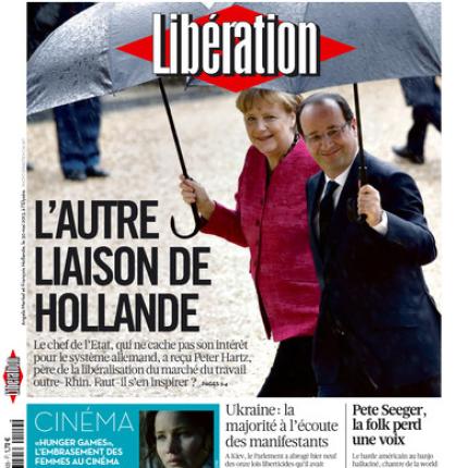  Liberation : Η Μέρκελ είναι ο πραγματικός "έρωτας" του Φρανσουά Ολάντ 