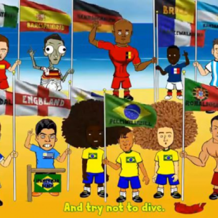 Ό,τι χάσατε ως τώρα από το Μουντιάλ σε ... καρτούν
