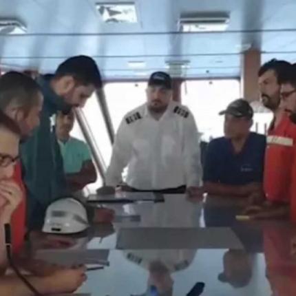 Σχεδιασμοί μέσα στο  Oruc Reis