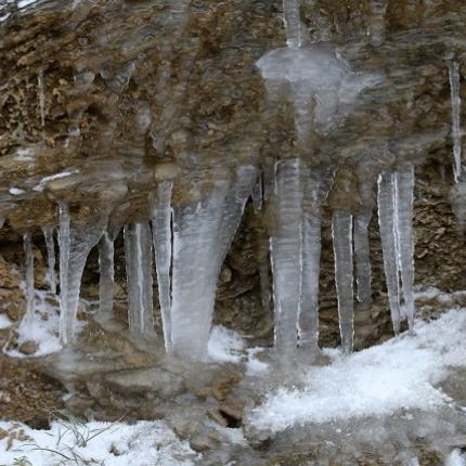 Λασίθι: 'Οταν ο πάγος δημιουργεί έργα τέχνης (φωτο)