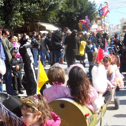 Παιδικό Καρναβάλι σήμερα στο δήμο Φαιστού