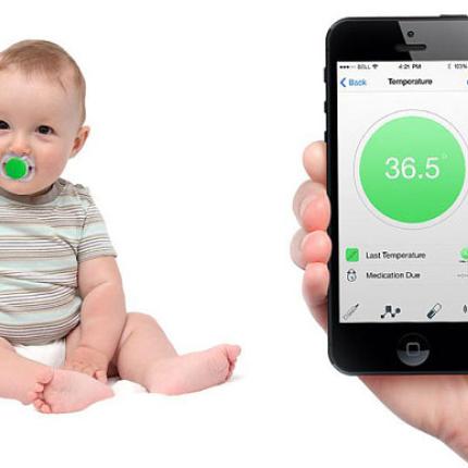 "Έξυπνη" ... πιπίλα ενημερώνει για την υγεία του μωρού