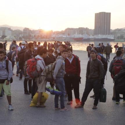 πειραιάς - μετανάστες