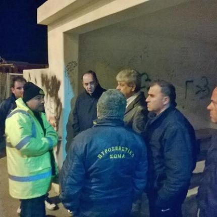 Στη φωτιά της Ιεράπετρας ο Γιάννης Πλακιωτάκης