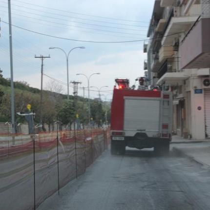 Ηράκλειο: "Κόλλησε" το μεγάλο όχημα... "κόλλησε" η κυκλοφορία στη Λ. Πλαστήρα