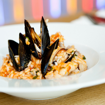 Μύδια πιλάφι