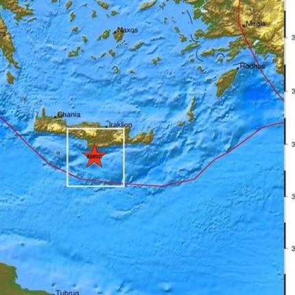 Ισχυρός σεισμός έγινε αισθητός σε όλη την ανατολική Κρήτη