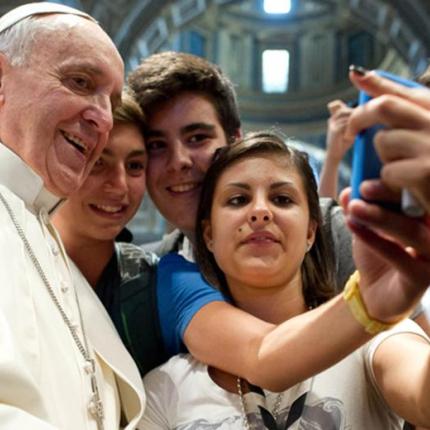 selfie παπας φραγκισκος