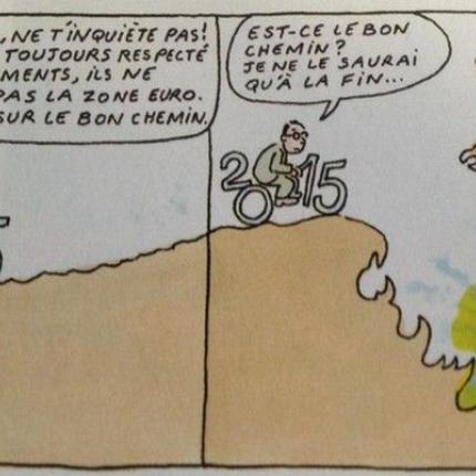 Η Ελλάδα στην τελευταία γελοιογραφία του δολοφονημένου σκιτσογράφου