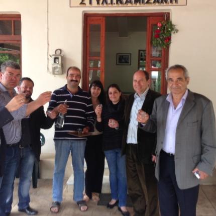 Περιοδεία Σ.Τσόκα σε Ταυρωνίτη,Κολυμπάρι,Βουκολιές