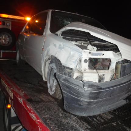 Τούμπες έκανε αυτοκίνητο στην Αγία Μαρίνα Χανίων 