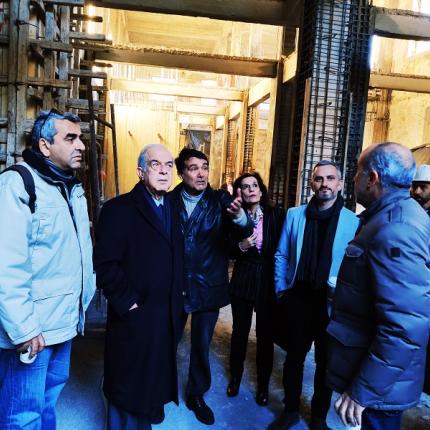 Αυτοψία Λαμπρινού στις εργασίες