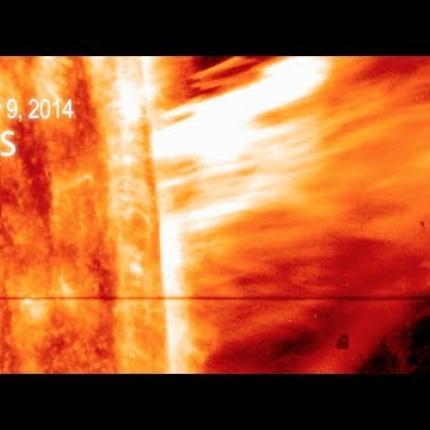 Συγκλονιστική έκρηξη στον ήλιο κατέγραψε η Nasa