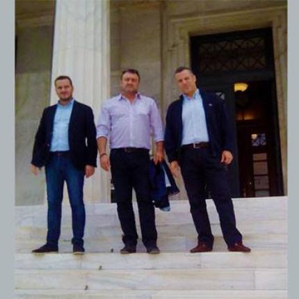 Οι εργαζόμενοι στην Παγκρήτια τράπεζα συναντήθηκαν με τον Γ. Σταθάκη