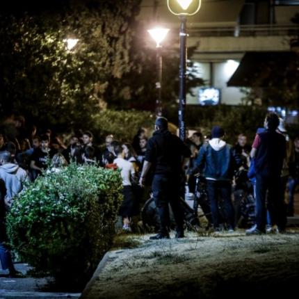 συνωστισμός πλατεία κορωνοϊός