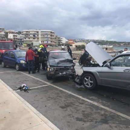 τροχαιο στο Ρεθυμνο