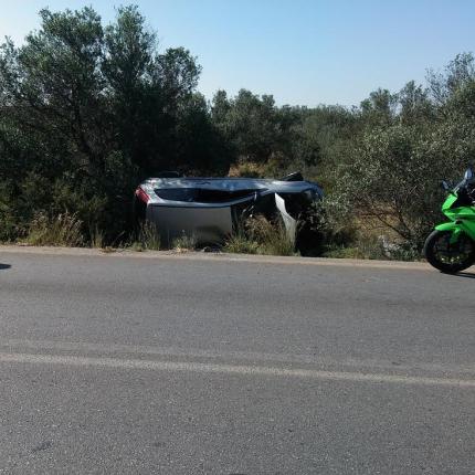 τροχαίο ανατροπή