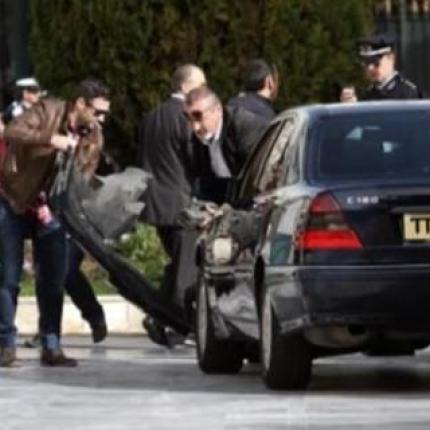 Τροχαίο ατύχημα στο προαύλιο της Βουλής 