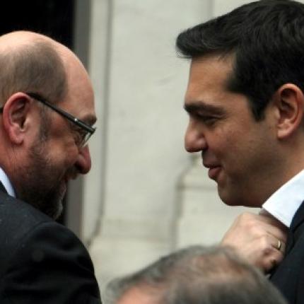 σουλτς,τσιπρας