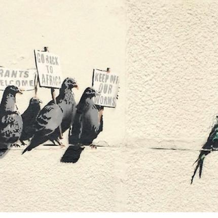 Το χελιδόνι του Banksy πέταξε... μόνο για μια μέρα