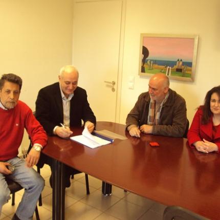 Έπεσαν οι υπογραφές για το Εκθεσιακό Υλικό Μουσείο εθνικής Αντίστασης στη Βιάννο