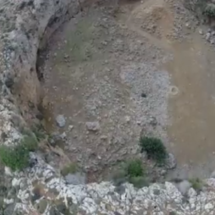 Εκπληκτικό βίντεο με το "Βουλισμένο αλώνι" του Ηρακλείου από ψηλά