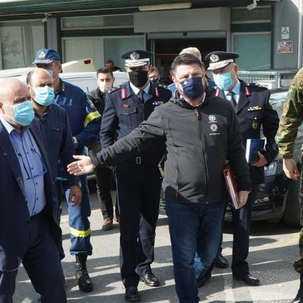 Ο Νίκος Χαρδαλιάς κατά την αυτψία του στους χώρους του ΣΥΦΑΚ