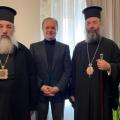 επίσκεψη ιεραρχών στον δήμαρχο Ρεθύμνου
