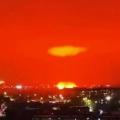 Σπάνιο φαινόμενο με κόκκινο ουρανό 