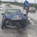 Σφοδρή σύγκρουση αυτοκινήτων στα φανάρια Σκαλανίου