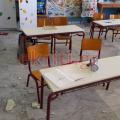 Δημοτικό Σχολείο Αρκαλοχωρίου: Tα παιδιά άφησαν τα  πράγματα τους στις αίθουσες 