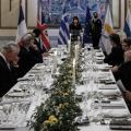 Το επίσημο δείπνο στο Προεδρικό Μέγαρο.