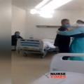 Νοσηλεύτρια και ασθενής 