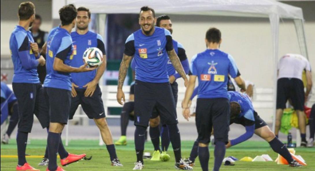 Εθνική: Χωρίς προβλήματα ο Σάντος, συμμετείχαν όλοι στην προπόνηση