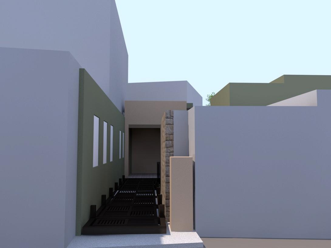 η πρόσοψη του κτιρίου