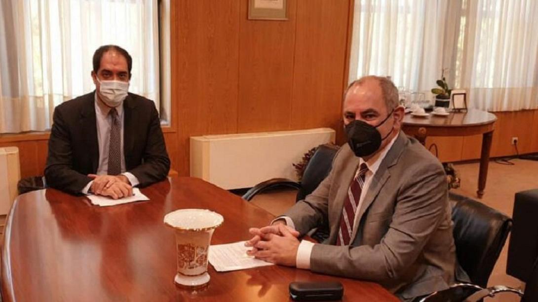 Συνάντηση Διγαλάκη με Κεφαλογιάννη για σημαντικά θέματα υποδομών και τουρισμού