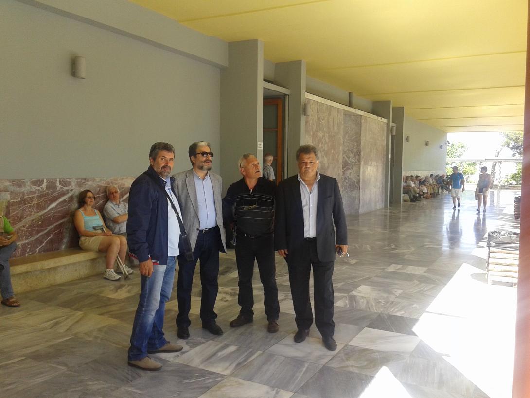 Το Μουσείο επισκέφθηκαν οι Μιχάλης Κριτσωτάκης και Ηλίας Λυγερός