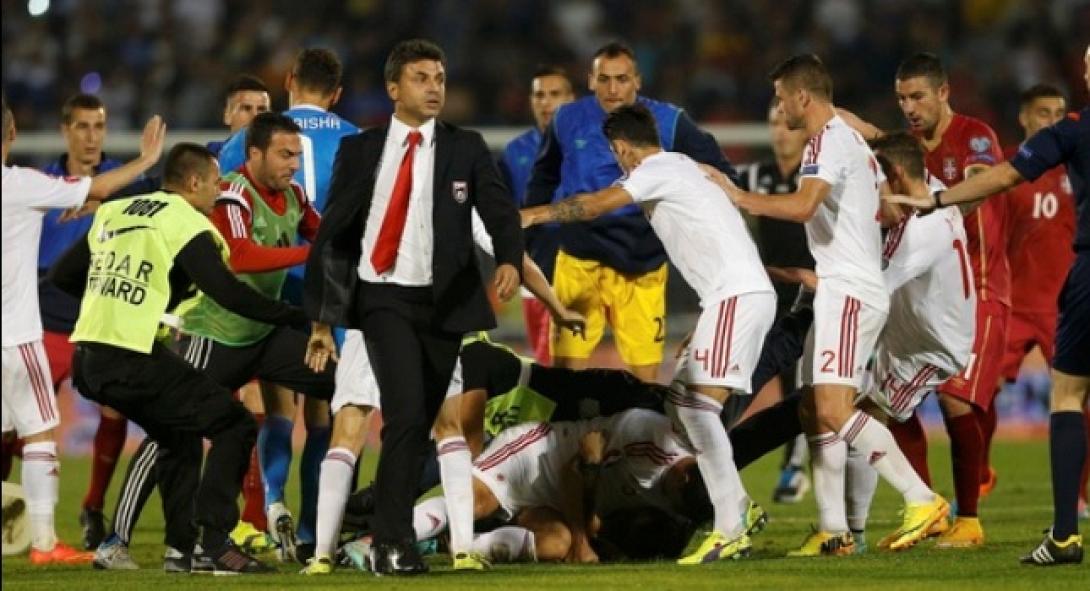 Σκέψεις της UEFA για επανάληψη του ματς Σερβία-Αλβανία