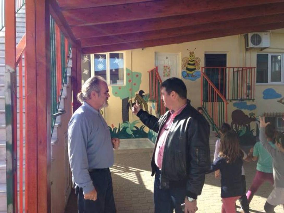 Στο δημοτικό σχολείο Γουρνών ο Γ.Σέγκος