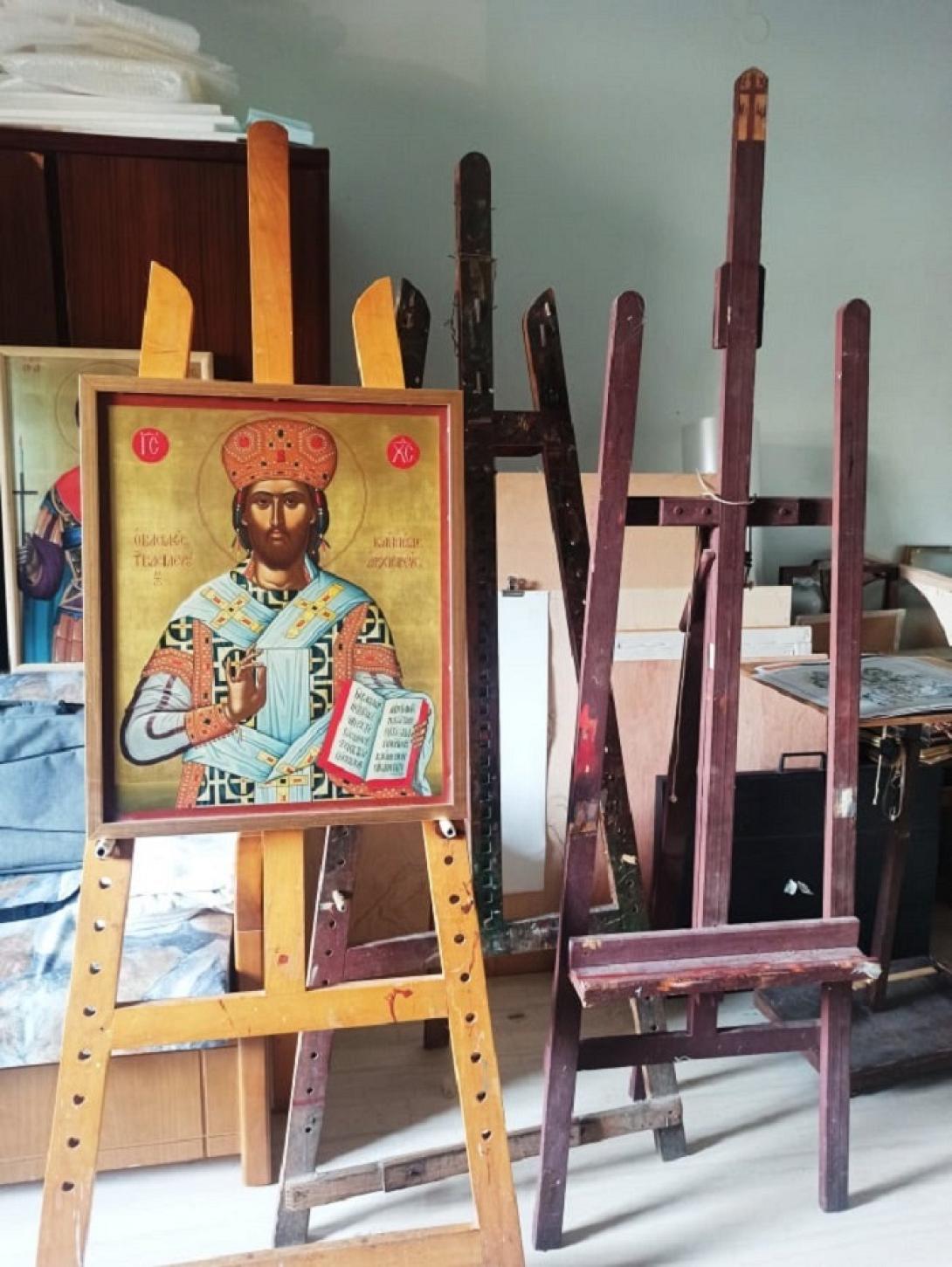 Στο εργαστήρι του μεγάλου αγιογράφου