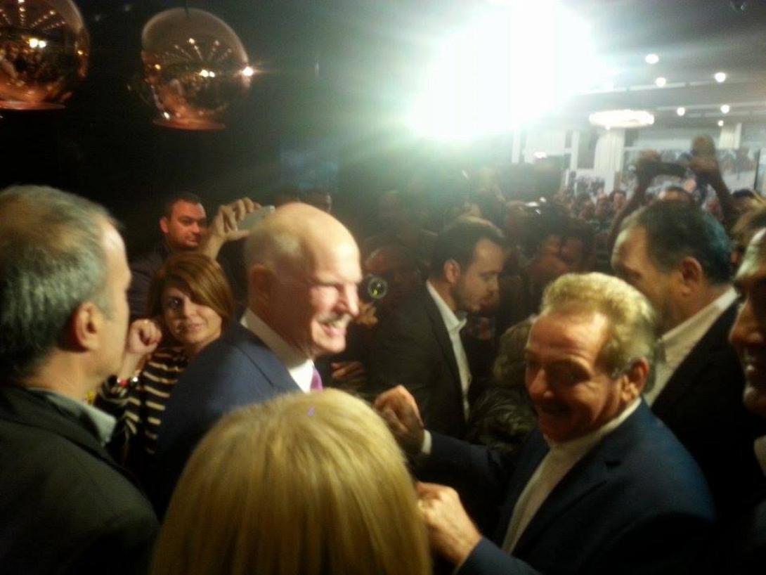 Παλιό και νέο ΠΑΣΟΚ στα εγκαίνια της έκθεσης για τον Ανδρέα Παπανδρέου στο Ατλαντίς