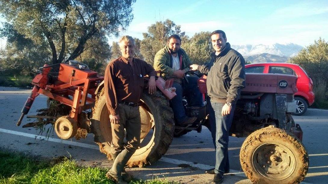 Με αγρότες σε χωριά της Μεσαράς ο Γιώργος Ματαλλιωτάκης