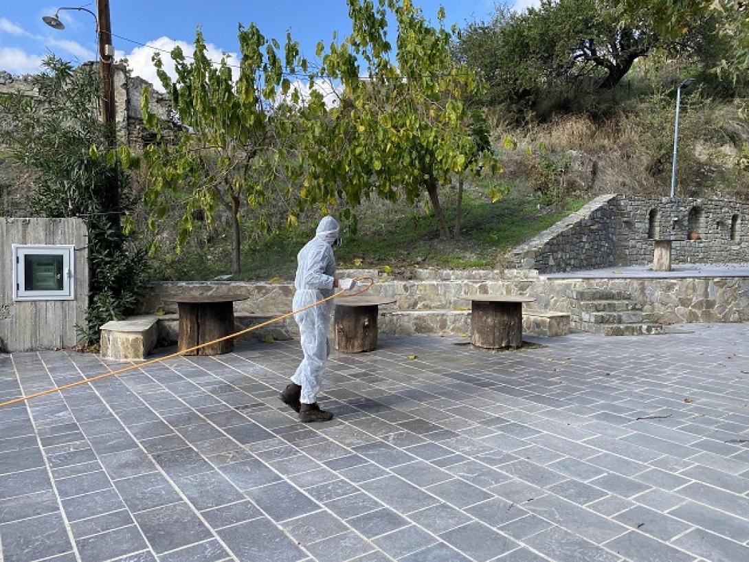 απολυμάνσεις στο Δ. Φαιστού