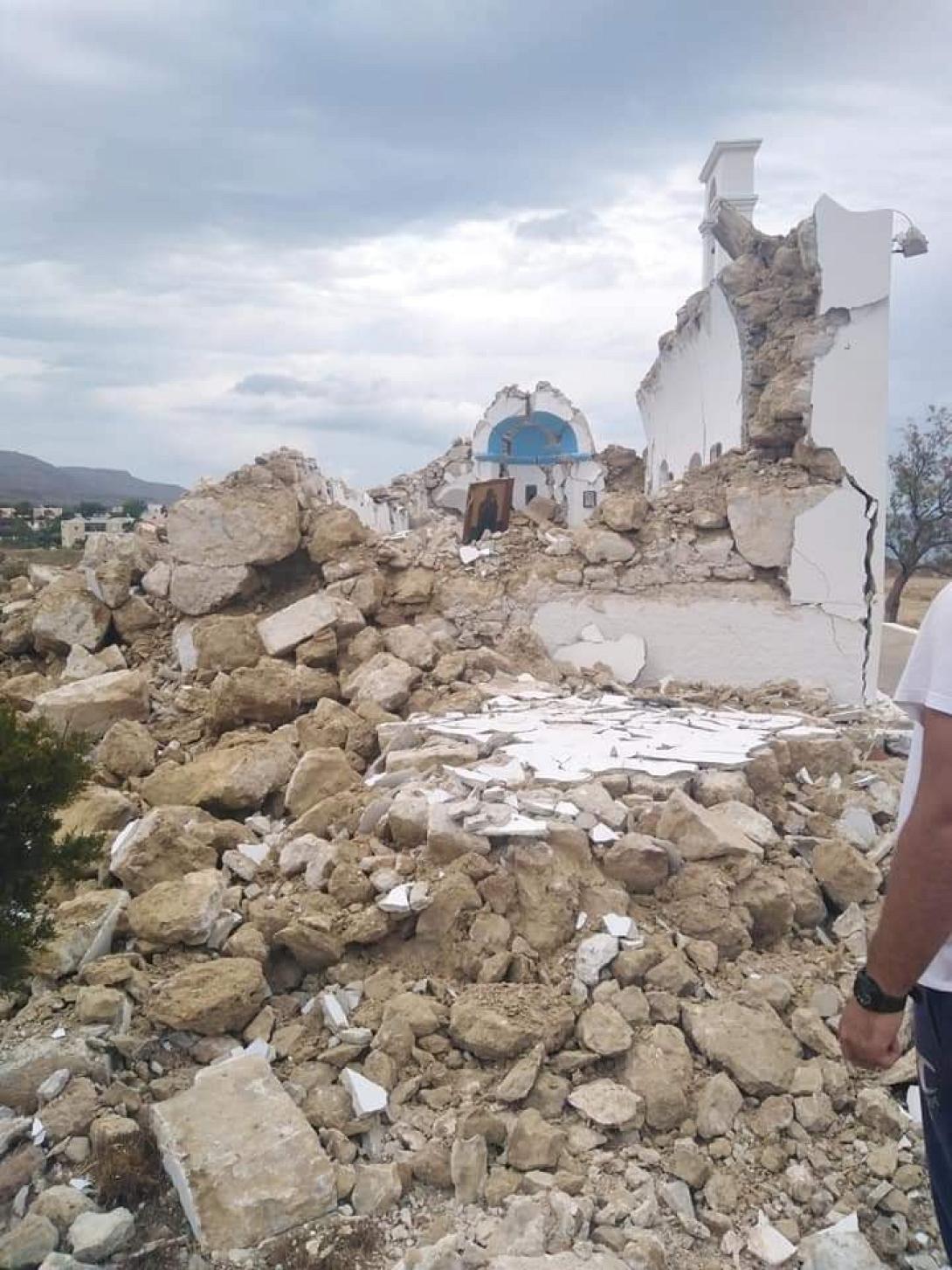 σητεία σεισμός εκκλησάκι