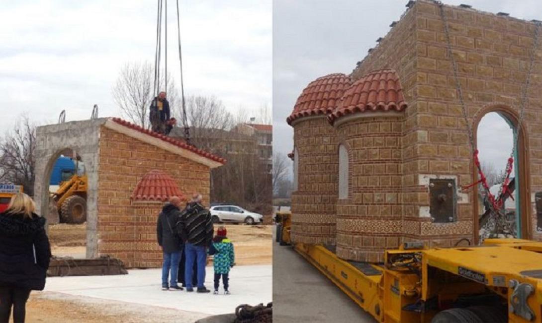 Το χτίσιμο του πρώτου Ιερού Ναού του Αγίου Παϊσίου