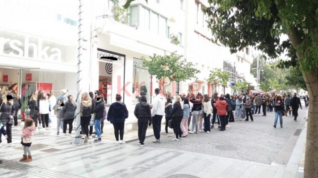 συνωστισμος ηρακλειο αγορα