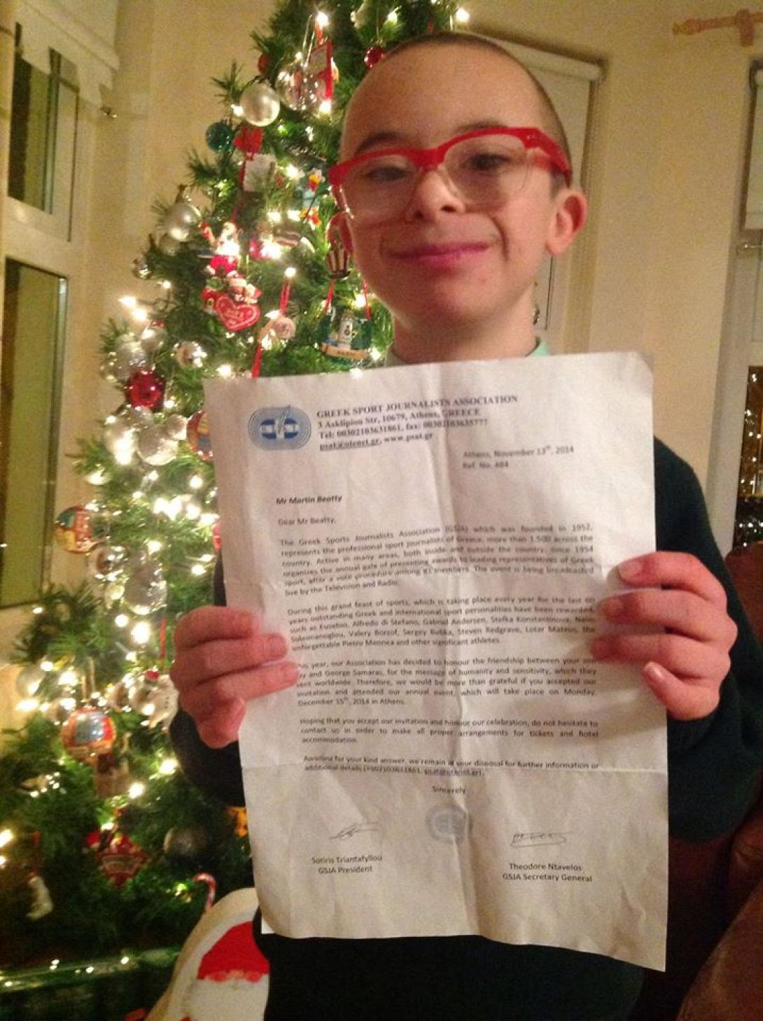 Ο ΠΣΑΤ κάλεσε το μικρό Τζέι στα βραβεία 