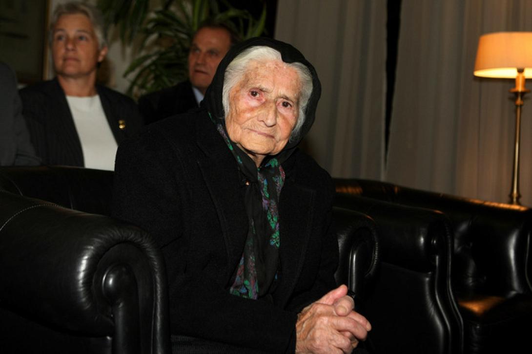 Ηρωίδα της Πίνδου, 94 χρόνων, τίμησε ο Πρόεδρος της Δημοκρατίας