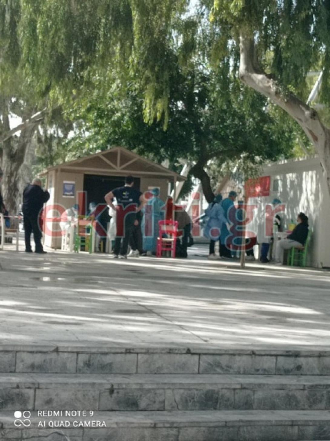 Rapid test στην Πλατεία Ελευθερίας