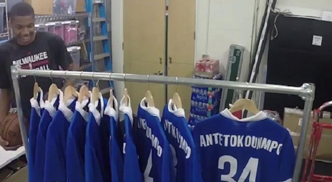 Ο Αντετοκούνμπο στο...Μουντιάλ!